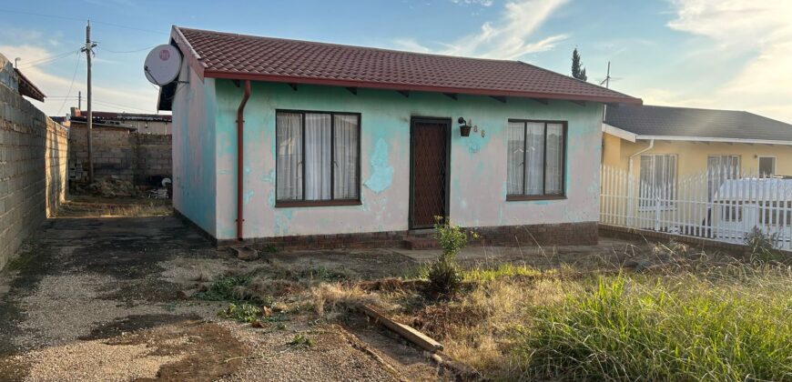 Two Bedrooms House – Emdeni Soweto